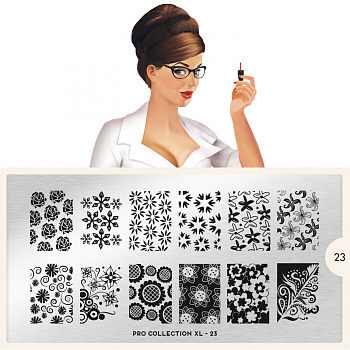MoYou London Пластина для стемпинга PRO XL №23