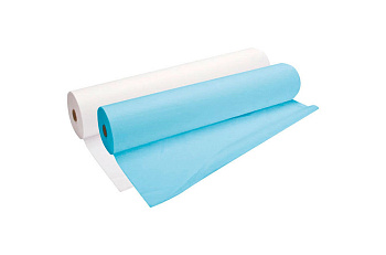 Простыня одноразовая 2000*800см Голубая в рулоне с перфорацией, 50шт Простыня одноразовая 2000*800см Голубая в рулоне с перфорацией, 50шт