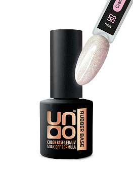 UNO Камуфлирующая база Color Rubber Base Creme, 8мл