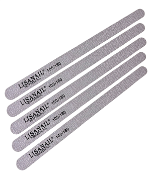 Lisanail Пилки деревянные для натуральных ногтей Капля 100/180, 50шт Lisanail Пилки деревянные для натуральных ногтей Капля 100/180, 50шт
