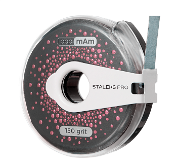 Staleks Pro Сменный файл-лента papmAm в пластиковой катушке Exclusive Bobbinail 150 грит (6 м) Staleks Pro Сменный файл-лента papmAm в пластиковой катушке Exclusive Bobbinail 150 грит (6 м)