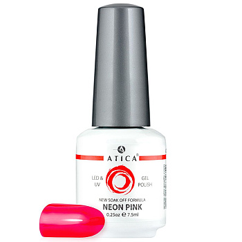 Atica Гель-лак Neon Pink 145GPM, 7.5мл