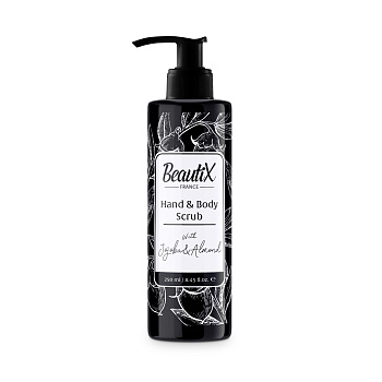 Beautix Скраб для рук и тела с ароматом Жожоба и миндаль, 250мл