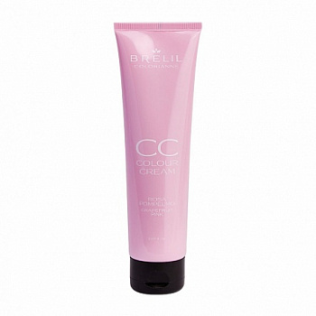 Brelil CC CREAM Колорирующий крем с ароматом Грейпфрута, 150мл. (розовый)