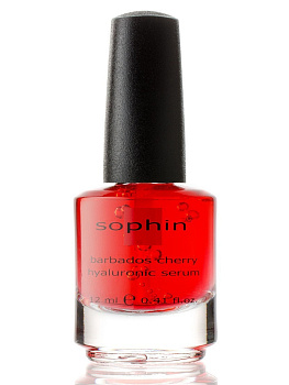 Sophin Гиалуроновая сыворотка для ногтей и кутикулы с экстрактом барбадосской вишни, 12мл