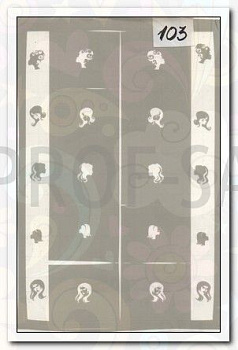 АэроСтиль Трафарет для аэрографа №103