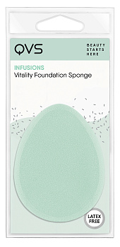 QVS Тонизирующий спонж для тонального крема, 1шт
