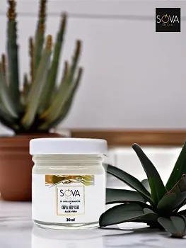 Sova de Luxe Свеча увлажняющая Алоэ вера Deep Care Aloe Vera, 30мл