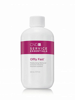CND Питательная жидкость для удаления искусственных покрытий Shellac Offly Fast, 222мл