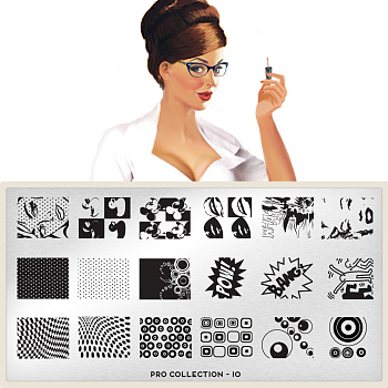 MoYou London Пластина для стемпинга PRO №10