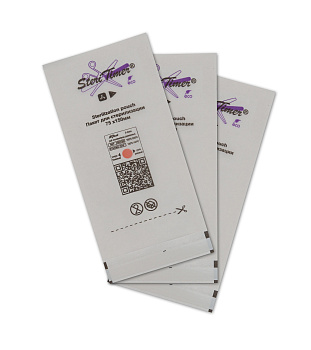 SteriTimer ЭКО пакеты 75*150 мм, прозрачный пергамент с белой бумагой, 100 шт Медтест