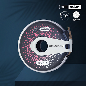 Staleks Pro Сменный файл-лента papmAm в пластиковой катушке Exclusive Bobbinail 180 грит (6 м) Staleks Pro Сменный файл-лента papmAm в пластиковой катушке Exclusive Bobbinail 180 грит (6 м)