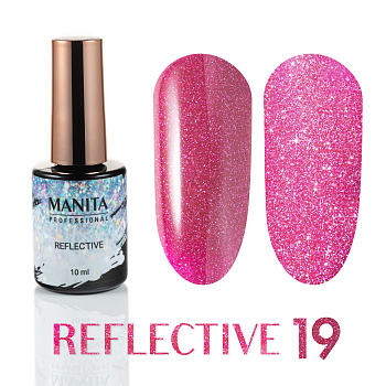 Manita Professional Гель-лак REFLECTIVE светоотражающий 19, 10мл.