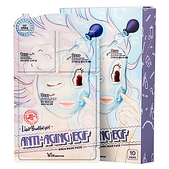 Elizavecca Маска для лица трехшаговая омолаживающая - Anti-Aging EGF aqua mask pack, 25мл