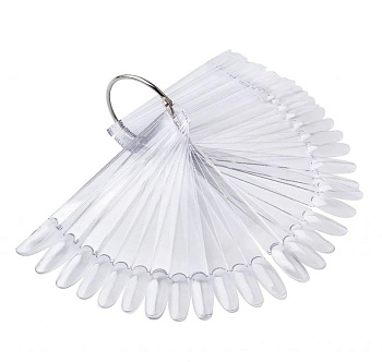 IRISK Палитра веер Миндалевидный 50 цветов на кольце Прозрачный