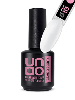 UNO Камуфлирующая база Rubber Color Base Gel Milky Way, 12мл