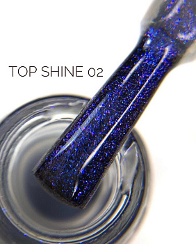 NoBrand Топ с эффектом втирки Top Shine 02, 10мл