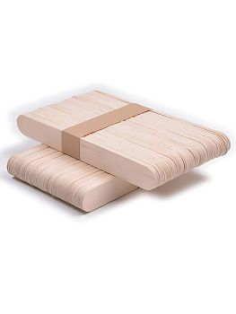 Шпатели деревянные, 114х10мм, 100 шт. в пачке Medicosm