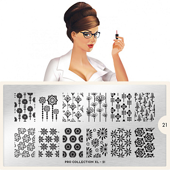 MoYou London Пластина для стемпинга PRO XL №21