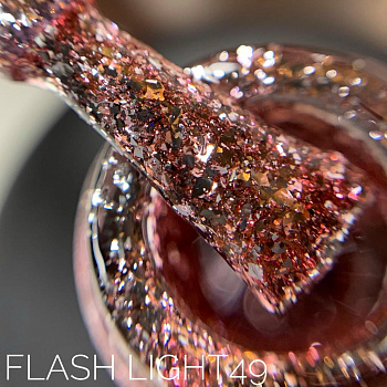 Sova De Luxe Flash Lights 49 гель-лак, 9мл.