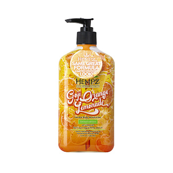 Hempz Молочко для тела Годжи Апельсиновый лимонад Goji Orange lemonade Herbal Body Moisturizer, 500мл