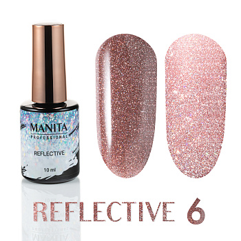 Manita Professional Гель-лак REFLECTIVE светоотражающий 06, 10мл.