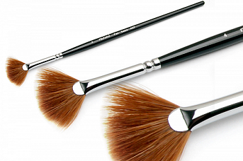 RuNail Кисть для дизайна Fan Sable ACF №4 RuNail Кисть для дизайна Fan Sable ACF №4