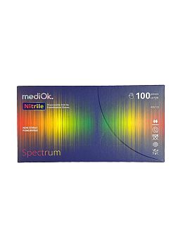 Перчатки mediOk нитриловые, Разноцветные (Spectrum), размер M
