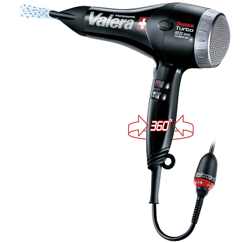 VALERA Фен Swiss Turbo ST8200 RОTOCORD черный 2200вт