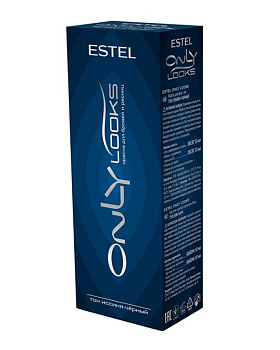 ESTEL ONLY looks Краска для бровей и ресниц, Иссиня-черная