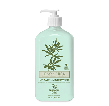 Australian Gold Лосьон после загара, 535мл. HEMP NATION Sea Salt and Sandalwood