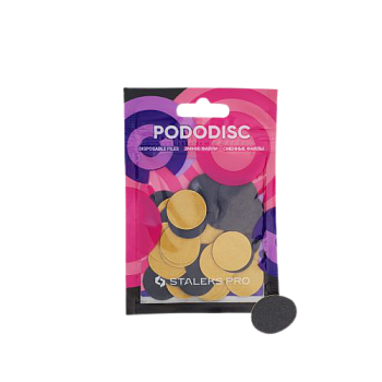 Staleks Pro Сменные файлы для педикюрного диска PODODISC M 320 грит (50 шт)