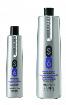 ECHOS Line Classic S6 ANTIGIALLO Шампунь Анти желтый с серебрянным оттенком 1000мл