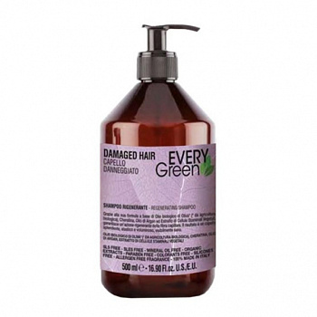 Dikson EVERY GREEN DAMAGED HAIR Шампунь для поврежденных волос Восстанавливающий, 500мл