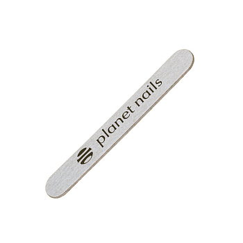 Planet Nails Пилка для ногтей на деревянной основе зебра 8,5 см 100/180 Planet Nails Пилка для ногтей на деревянной основе зебра 8,5 см 100/180