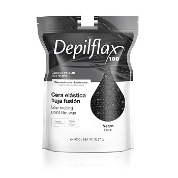 Depilflax Черный пленочный воск в гранулах, 1кг