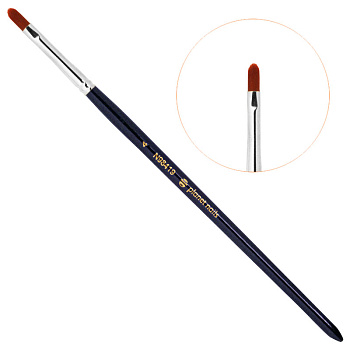 Planet Nails Кисть гелевая овальная № 6