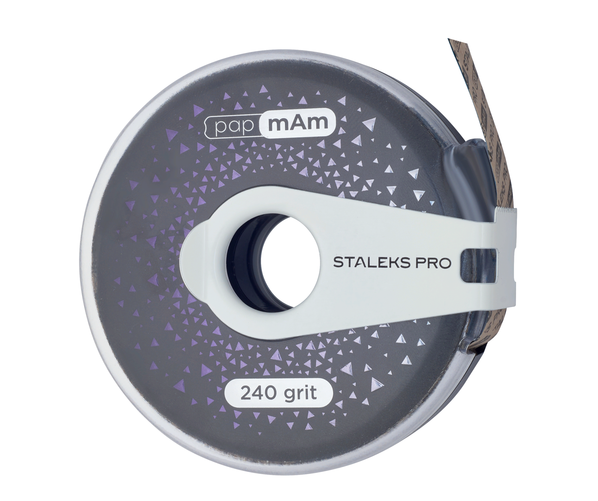 Staleks Pro Сменный файл-лента papmAm в пластиковой катушке Exclusive Bobbinail 240 грит (6 м)