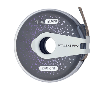 Staleks Pro Сменный файл-лента papmAm в пластиковой катушке Exclusive Bobbinail 240 грит (6 м) Staleks Pro Сменный файл-лента papmAm в пластиковой катушке Exclusive Bobbinail 240 грит (6 м)