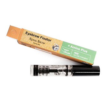 Royal Brow Eyebrow Fixator + Amino Plus Гель-фиксатор для бровей, 15 мл