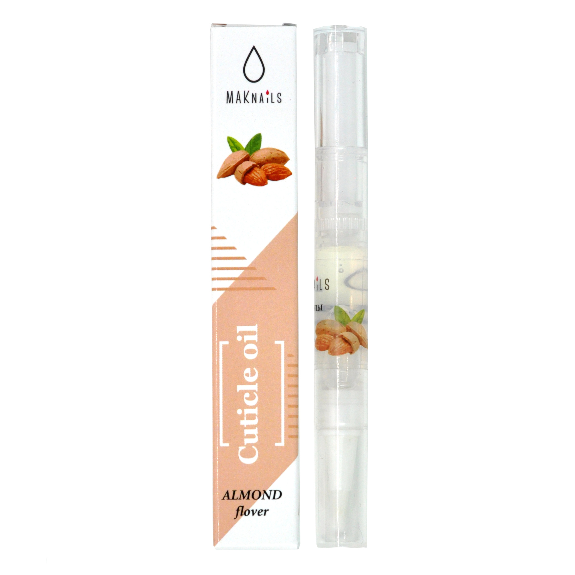 MAKnails Масло для кутикулы в карандаше Миндаль, 3мл