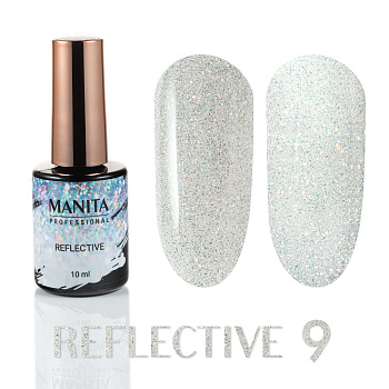Manita Professional Гель-лак REFLECTIVE светоотражающий 09, 10мл.