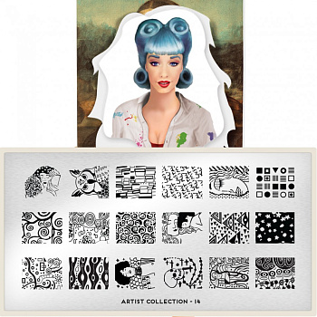 MoYou London Пластина для стемпинга Artist №14