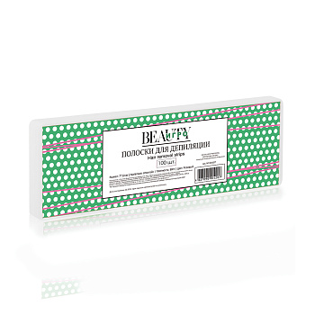 Бумага для депиляции в полосках 7*22см Белая, 100шт. IGRObeauty