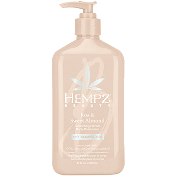 Hempz Молочко для тела Коа и Сладкий Миндаль Koa&Sweet Almond Smoothing Herbal Moisturizer, 500мл