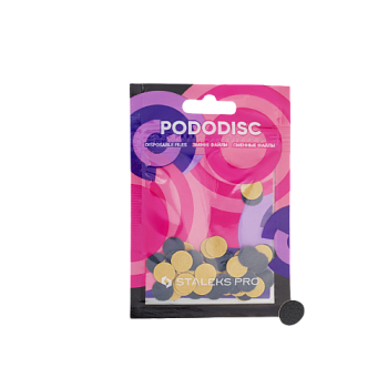 Staleks Pro Сменные файлы для педикюрного диска PODODISC XS 180 грит (50 шт)