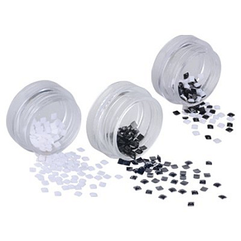 Irisk Стразы полимерные Квадратики, 100шт.