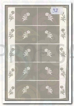 АэроСтиль Трафарет для аэрографа №32