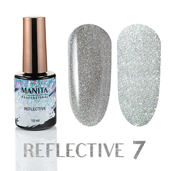 Manita Professional Гель-лак REFLECTIVE светоотражающий 07, 10мл.