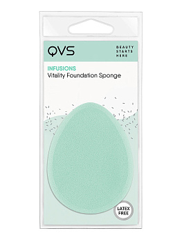 QVS Тонизирующий спонж для тонального крема, 1шт